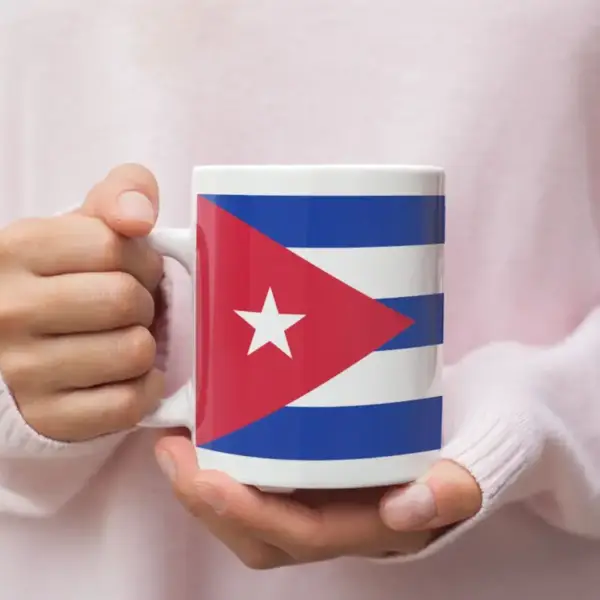 Cuba Flag Coffee Mug, Cuba’s National Flag Mug Mugs' Heaven Heaven