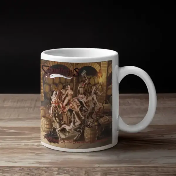 Cunnilingus Coffee Mug, Cunnilingus The Return Of The Blasphemic Depravation Coffee Mug