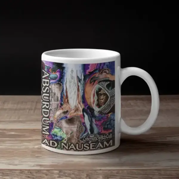 Cybernetic Witch Cult Coffee Mug, Cybernetic Witch Cult Absurdum ad Nauseam Coffee Mug