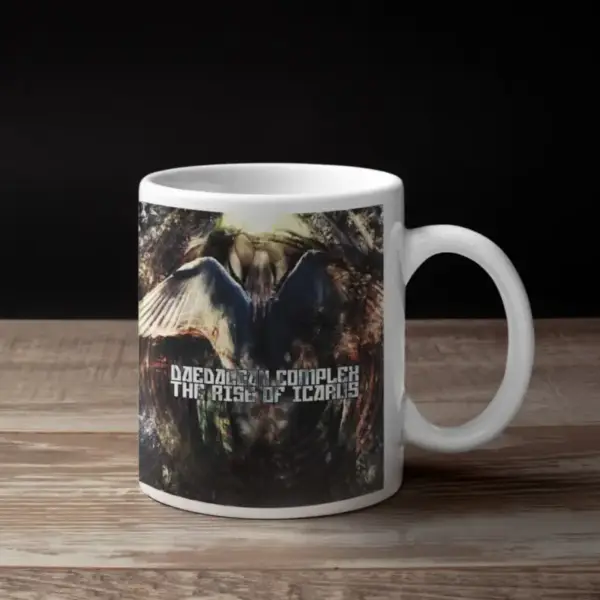 Daedalean Complex Coffee Mug, Daedalean Complex The Rise Of Icarus Coffee Mug