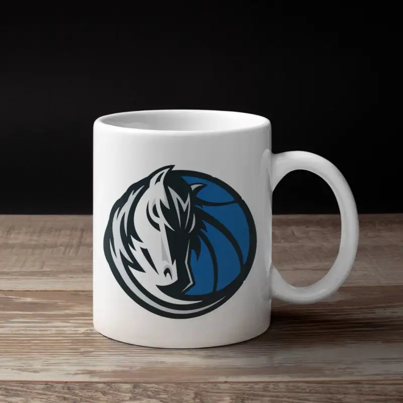 Dallas Mavericks Coffee Mug, Dallas Mavericks Logo Mug