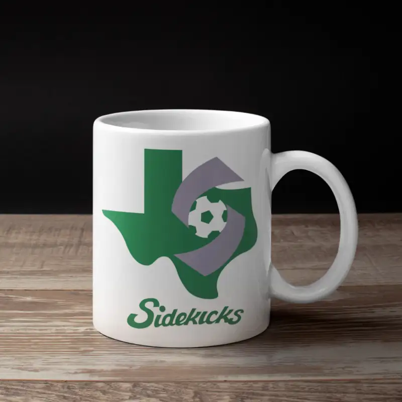Dallas Sidekicks Logo 1986-1992 Coffee Mug