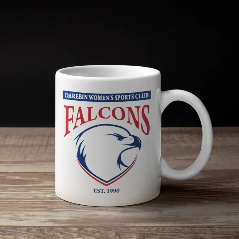 Darebin Falcons Logo Coffee Mug