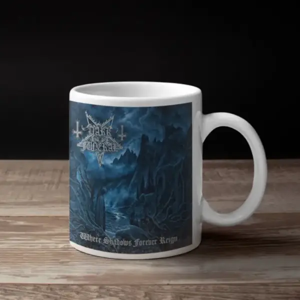 Dark Funeral Coffee Mug, Dark Funeral Where Shadows Forever Reign Coffee Mug