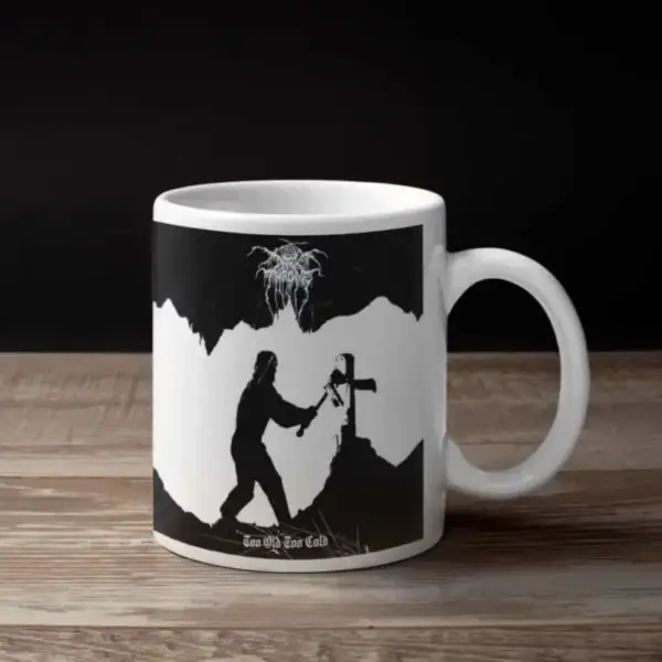 Darkthrone Coffee Mug, Darkthrone Too Old Too Cold Coffee Mug
