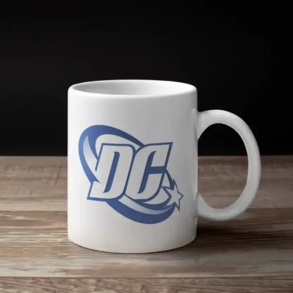 Dc Comic Coffee Mug, Dc Comic Logo Mug