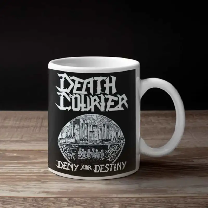 Death Courier Coffee Mug, Death Courier Deny Your Destiny Coffee Mug