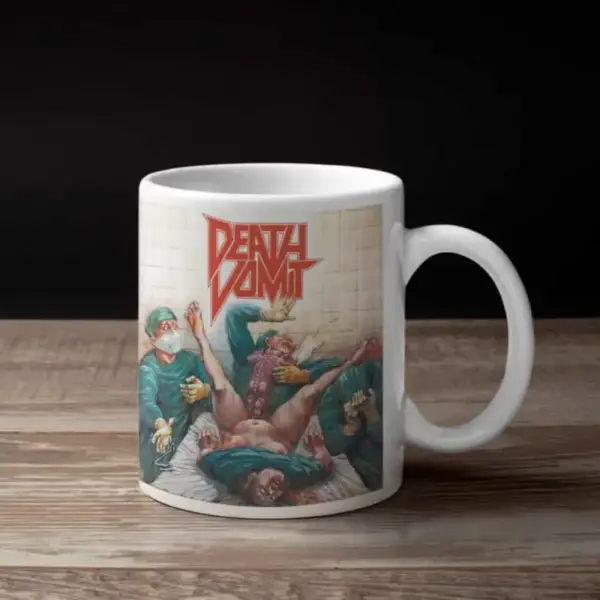 Death Vomit Coffee Mug, Death Vomit Artwork Coffee Mug