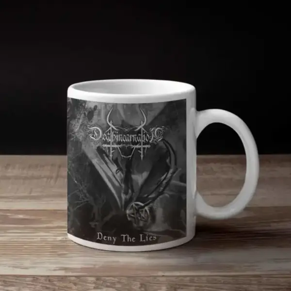 Deathincarnation Coffee Mug, Deathincarnation Deny The Lies Coffee Mug