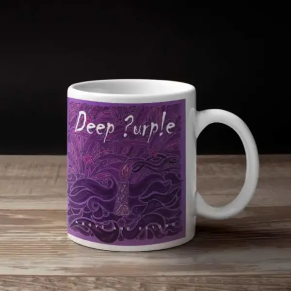 Deep Purple Coffee Mug, Deep Purple Above and Beyond Coffee Mug