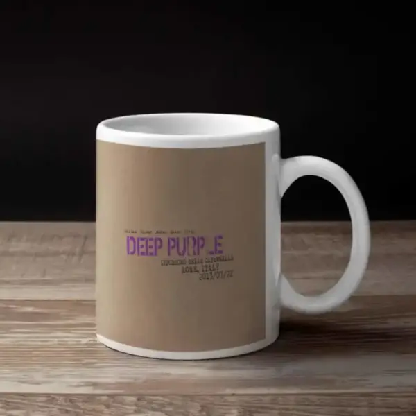 Deep Purple Coffee Mug, Deep Purple Live In Rome 2013 Coffee Mug