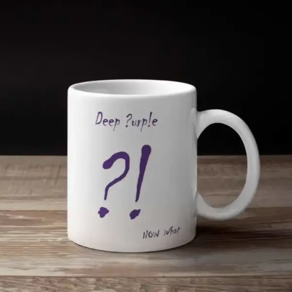Deep Purple Coffee Mug, Deep Purple Now What Coffee Mug