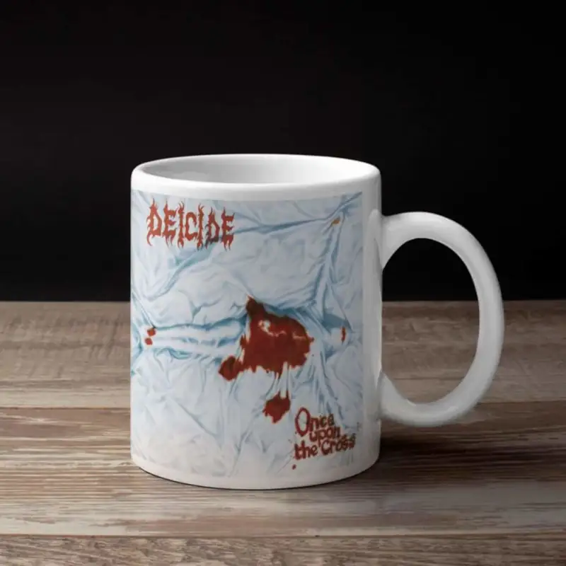 Deicide Coffee Mug, Deicide Once upon the Cross Coffee Mug