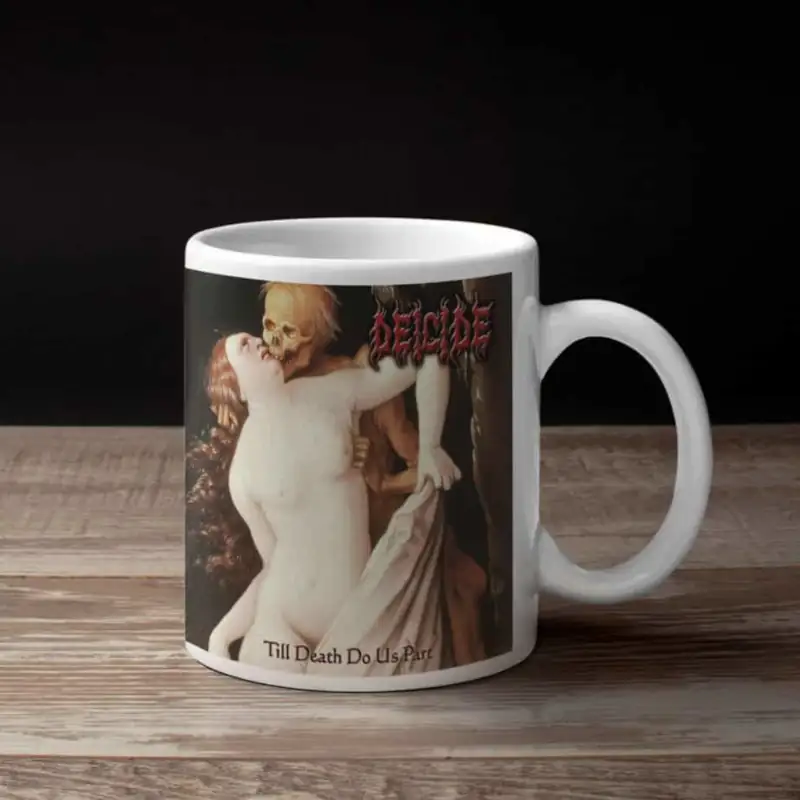 Deicide Coffee Mug, Deicide Till Death Do Us Part Coffee Mug