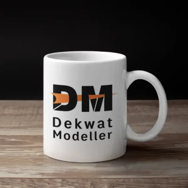 Dekwat Modeller Coffee Mug, Dekwat Modeller Logo Mug