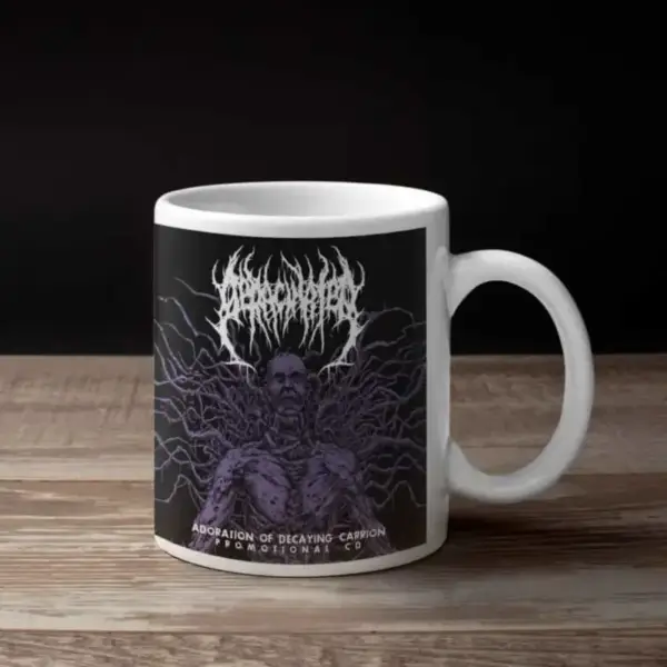 Deracinated Coffee Mug, Deracinated Adoration Of Decaying Carrion Coffee Mug