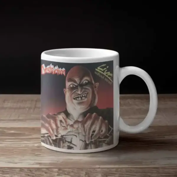 Destruction Coffee Mug, Destruction Live Without Sense Coffee Mug