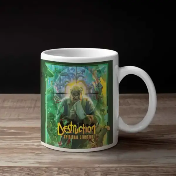 Destruction Coffee Mug, Destruction Spiritual Genocide Coffee Mug