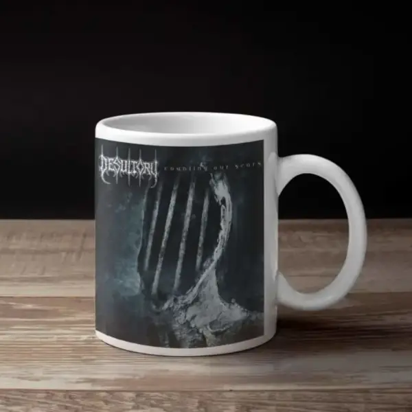 Desultory Coffee Mug, Desultory Counting Our Scars Coffee Mug