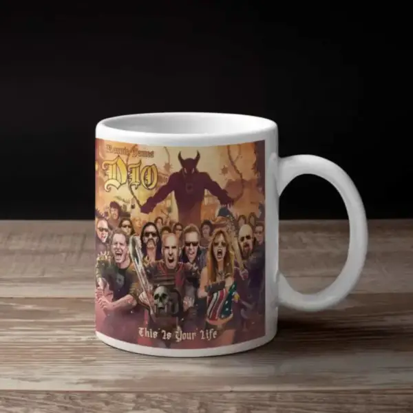 Dio Coffee Mug, Dio This Is Your Life Coffee Mug