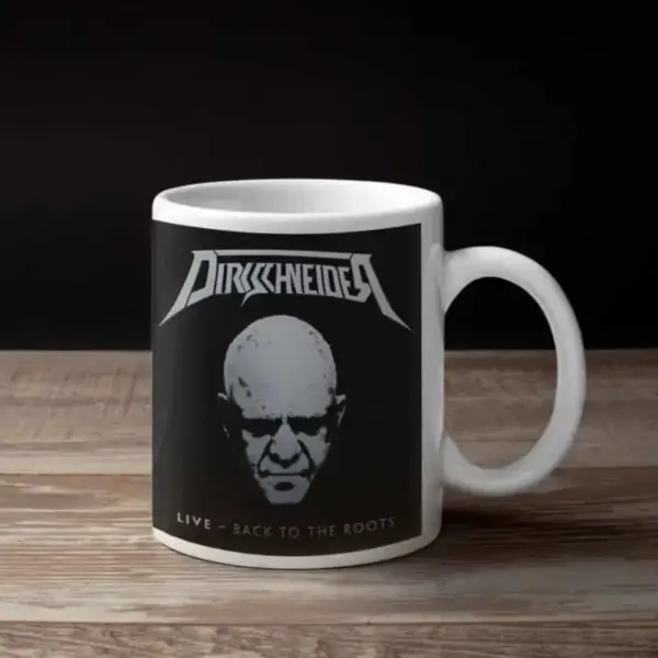 Dirkschneider Coffee Mug, Dirkschneider Live Back To The Roots Coffee Mug