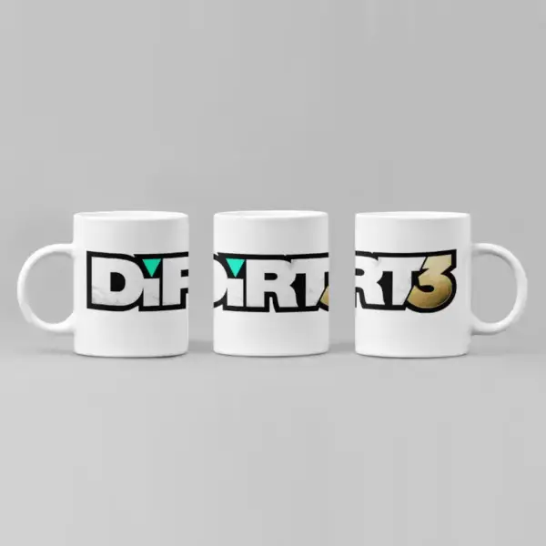 Dirt 3 Coffee Mug, Dirt 3 Logo Mug