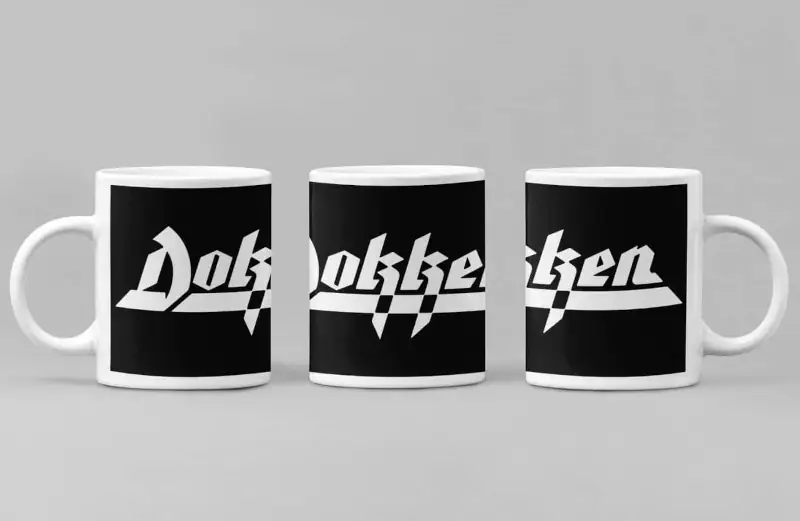 Dokken Coffee Mug, Dokken Logo Coffee Mug