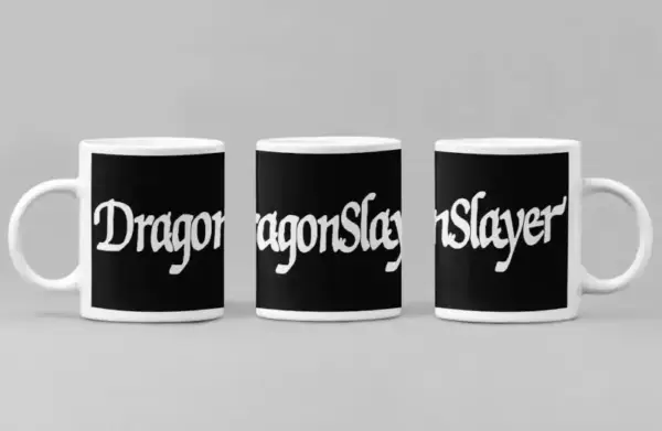 Dragonslayer Coffee Mug, Dragonslayer Logo Coffee Mug