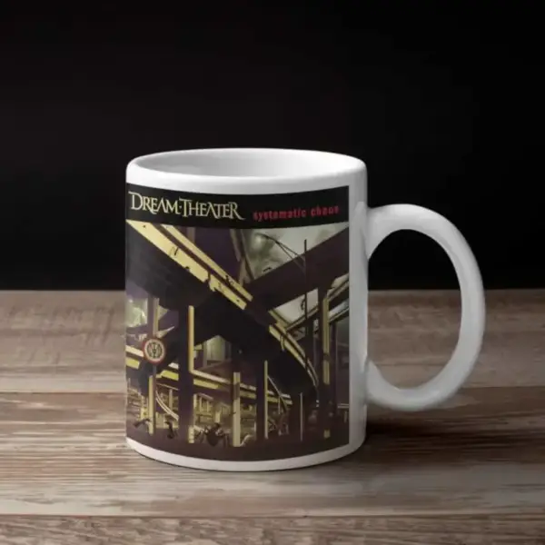 Dream Theater Coffee Mug, Dream Theater Systematic Chaos Coffee Mug