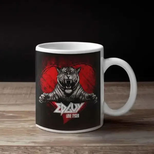 Edguy Coffee Mug, Edguy Love Tiger Coffee Mug