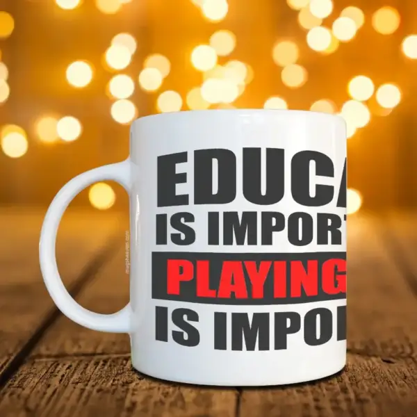 Education Mug, Playing Guitar Coffee Mug