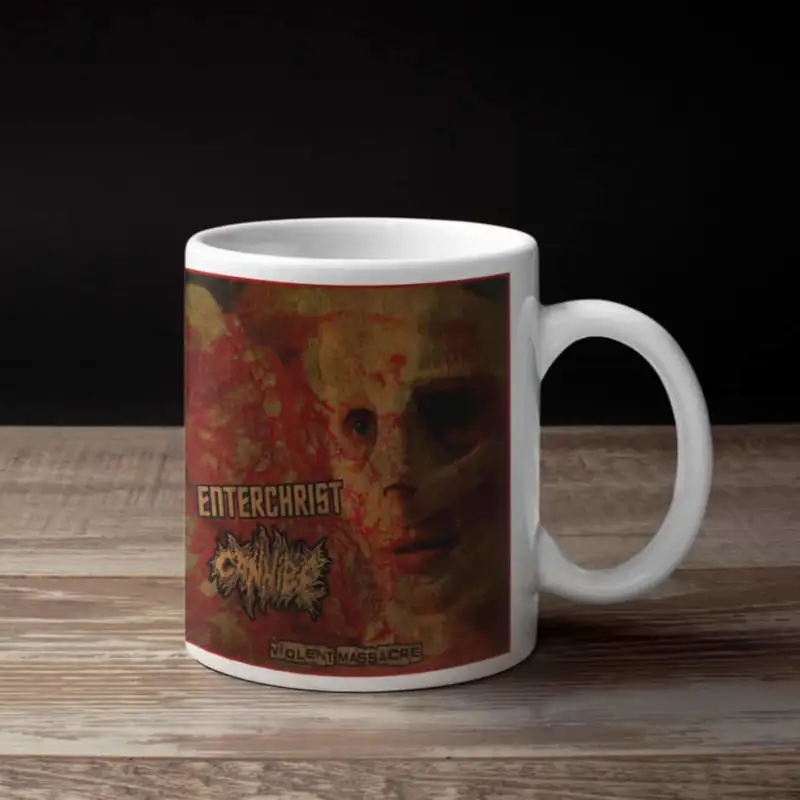 Enterchrist, Cannibe Coffee Mug, Enterchrist, Cannibe Violent Massacre Coffee Mug