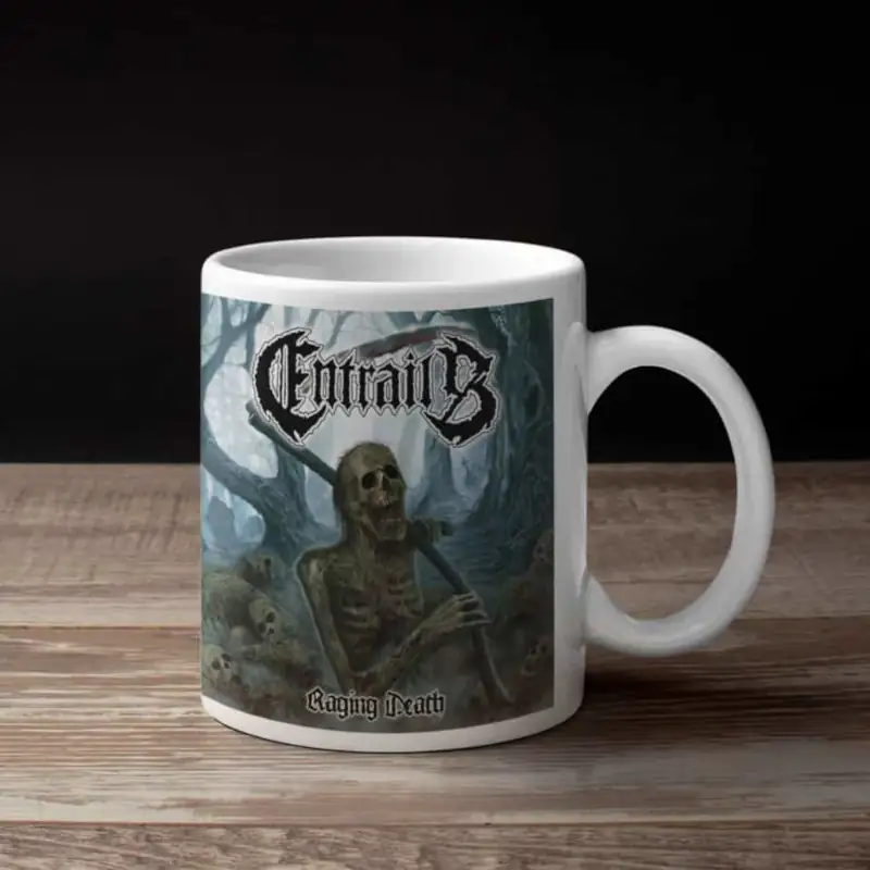 Entrails Coffee Mug, Entrails Raging Death Coffee Mug