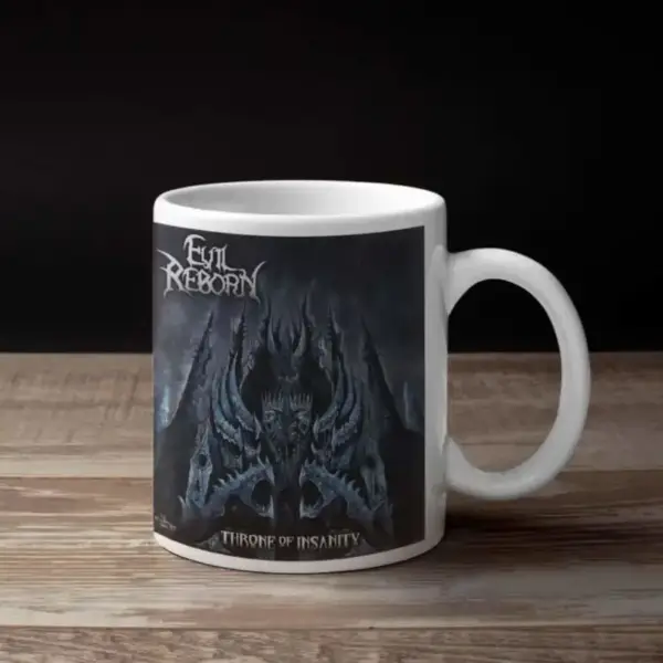 Evil Reborn Coffee Mug, Evil Reborn Throne of Insanity Coffee Mug