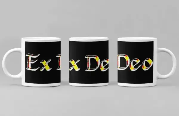 Ex Deo Coffee Mug, Ex Deo Logo Coffee Mug