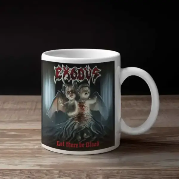 Exodus Coffee Mug, Exodus Let There Be Blood Coffee Mug