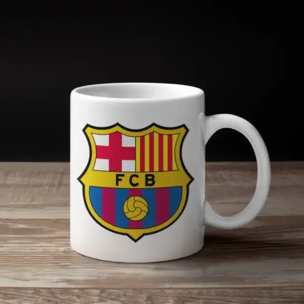 FC Barcelona Coffee Mug, Barcelona Football Club Logo Mug