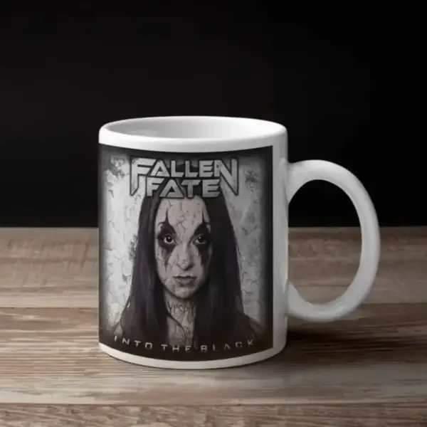 Fallen Fate Coffee Mug, Fallen Fate Into the Black Coffee Mug