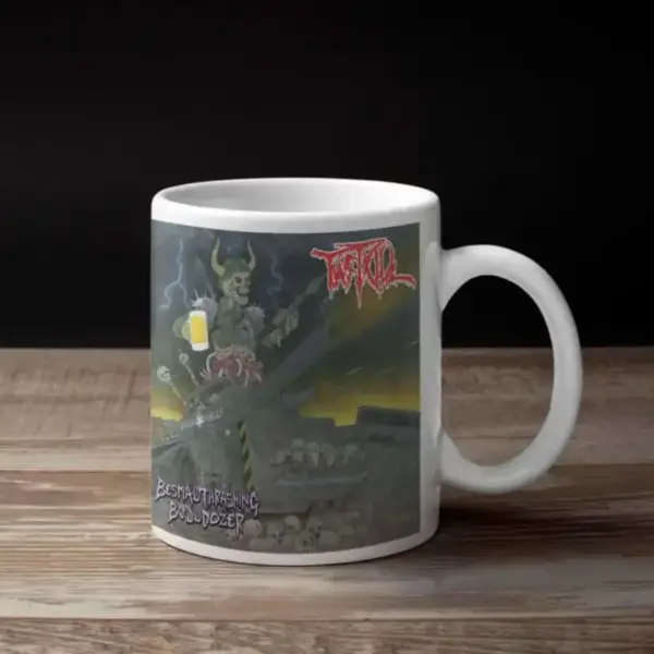 Fastkill Coffee Mug, Fastkill Bestial Thrashing Bulldozer Coffee Mug