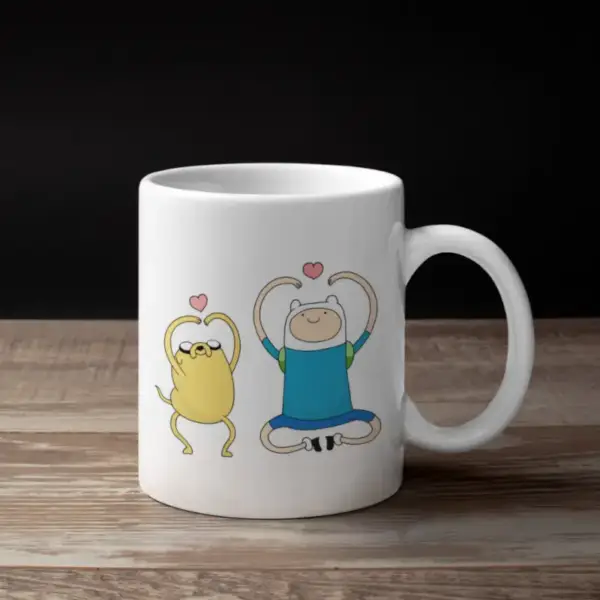 Adventure Time Mug, Finn and Jake Coffee Mug