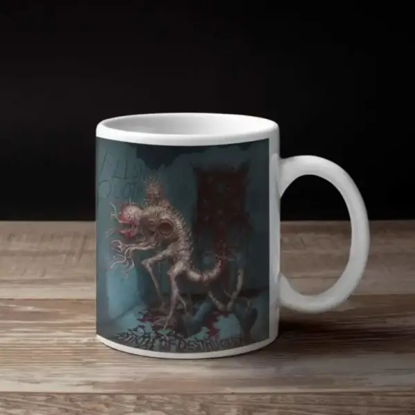 Flesh Quota Coffee Mug, Flesh Quota Birth Of Destruction Coffee Mug