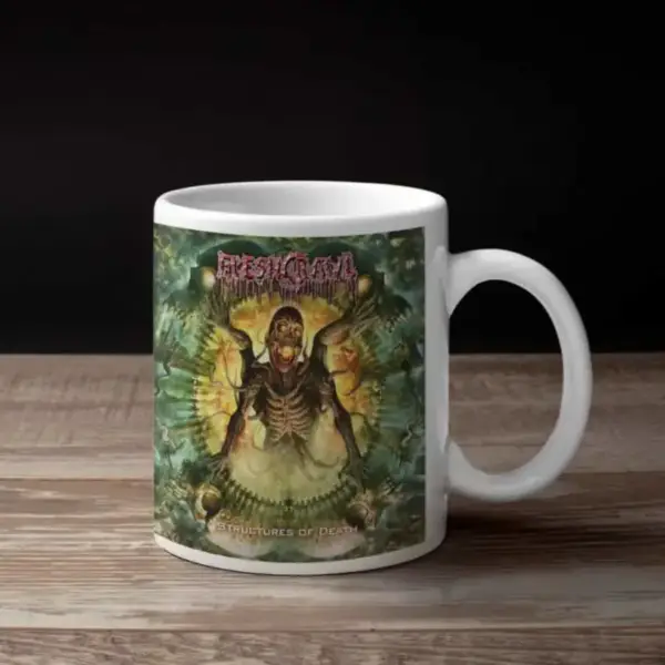 Fleshcrawl Coffee Mug, Fleshcrawl Structures of Death Coffee Mug