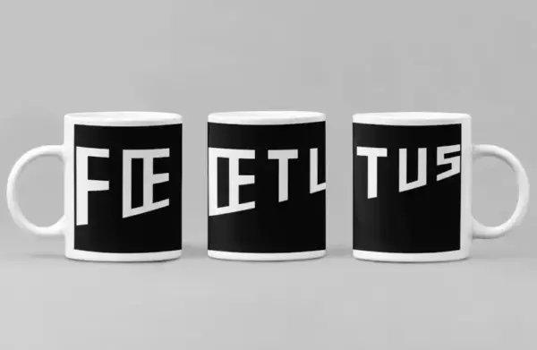 Foetus Coffee Mug, Foetus Logo Coffee Mug