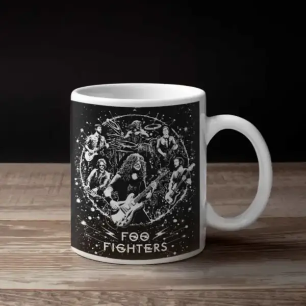 Foo Fighters Coffee Mug, Foo Fighters Artwork Coffee Mug 3