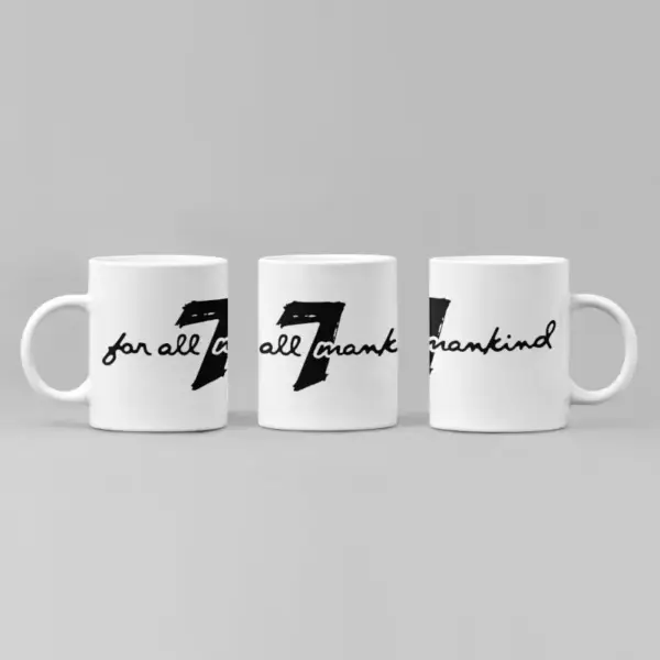 For All 7 Mankind Coffee Mug, For All 7 Mankind Logo Mug