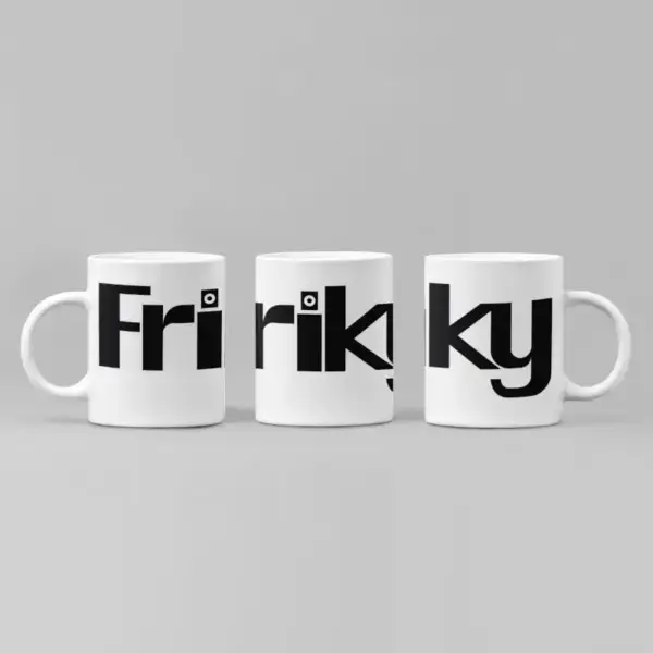Friky Coffee Mug, Friky Logo Mug