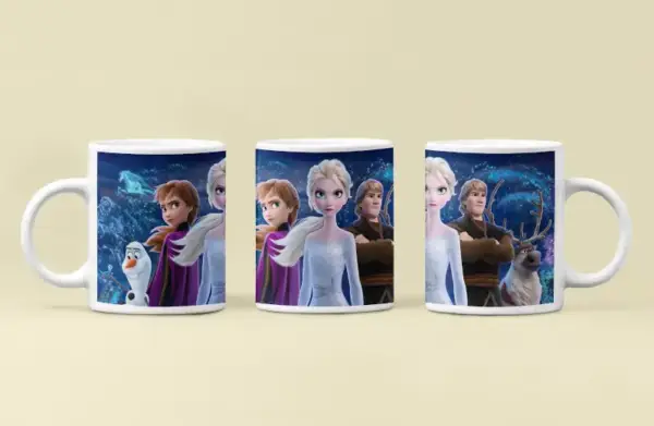 Frozen Coffee Mug, Frozen Anna Elsa Hans Olaf Coffee Mug