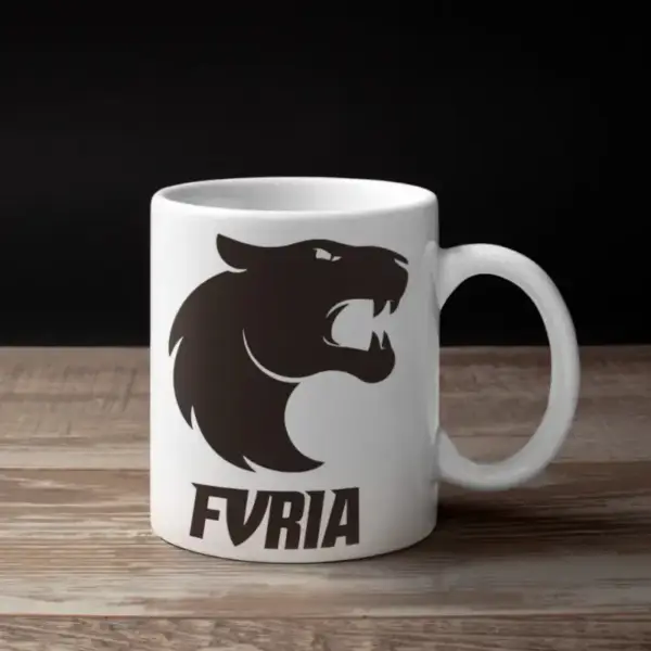 Furia Coffee Mug, Furia E-Sports Logo Mug