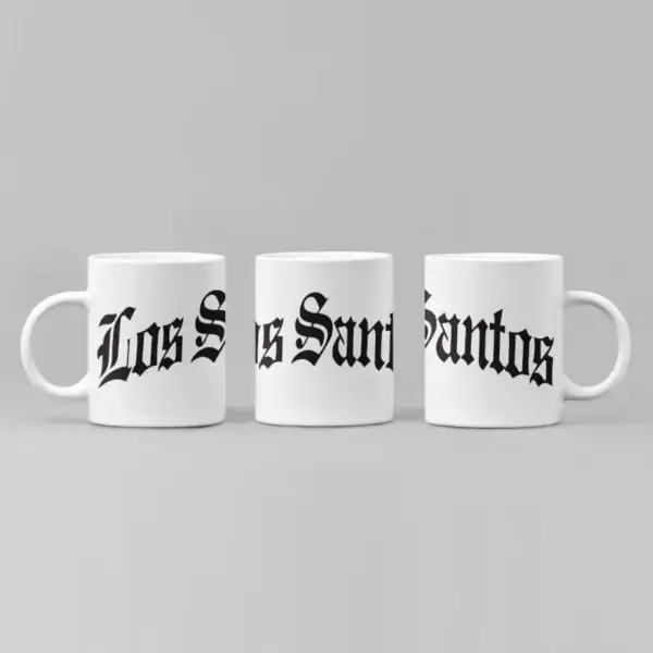 GTA Coffee Mug, GTA San Andres Los Santos Logo Mug