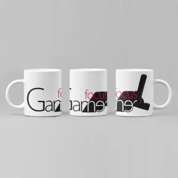 Gamer Focus Coffee Mug, Gamer Focus Logo Mug